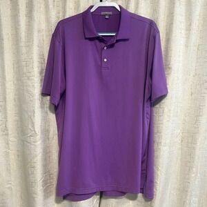 Peter Millar Polo Men's XL Purple Excellent Summer Comfort Ireland 2013 SC NC